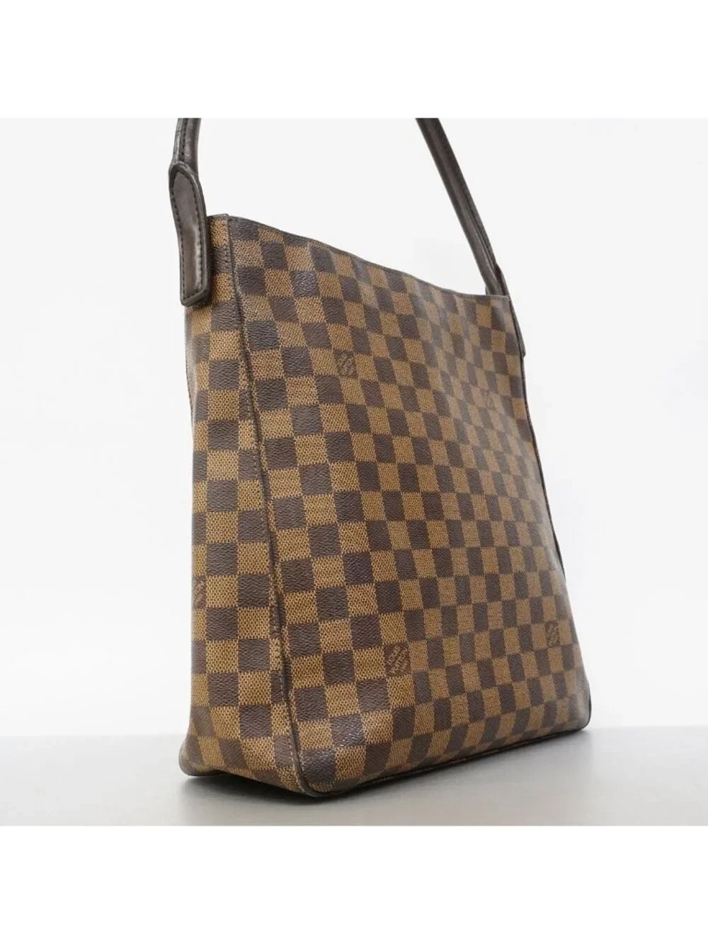 Louis Vuitton Shoulder Bag Damier Looping GM Ebene